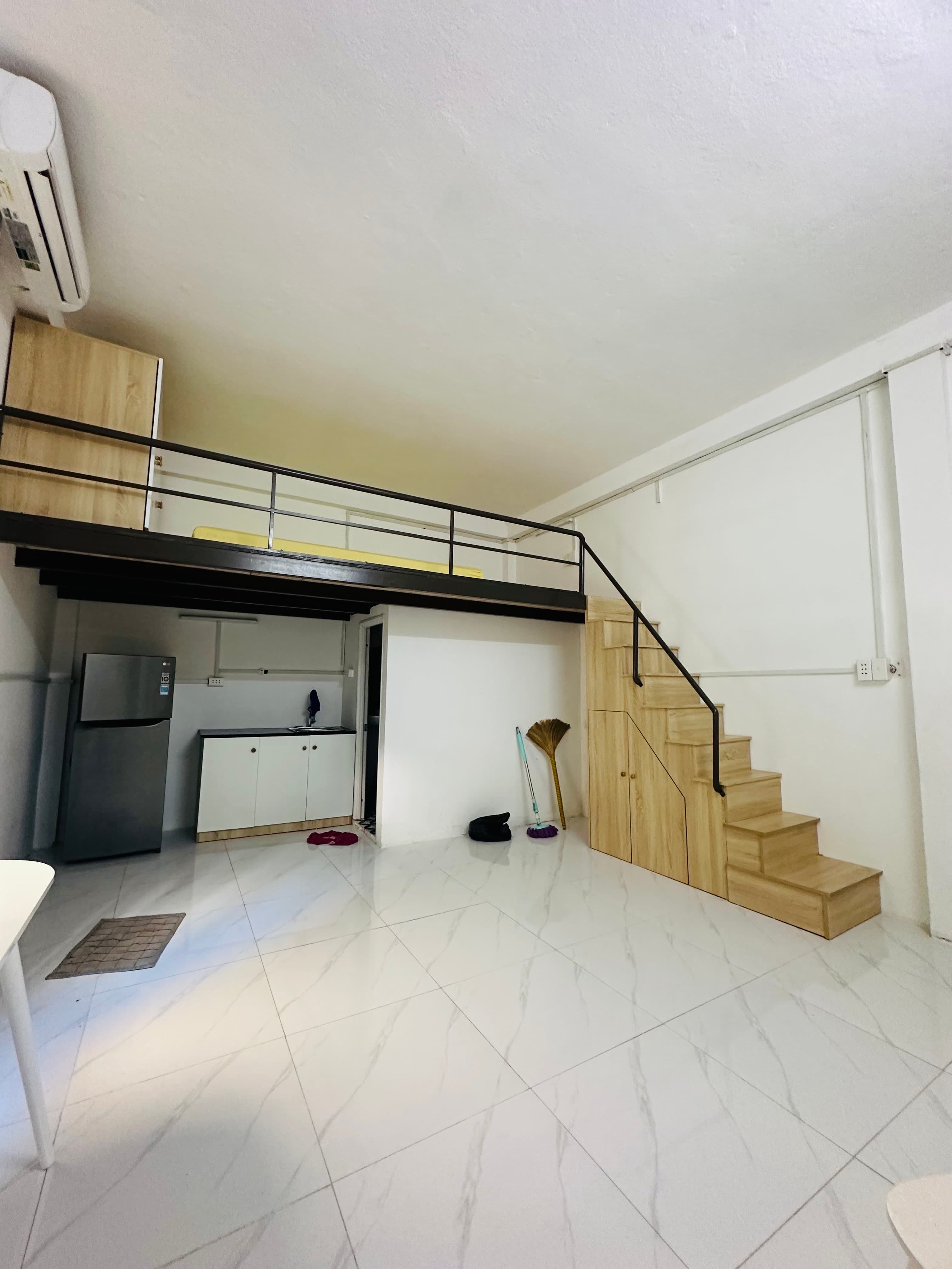 CĂN HỘ DỊCH VỤ CỬA SỔ TRỜI FULL NỘI THẤT DUPLEX - 6Tr5 - 30m²