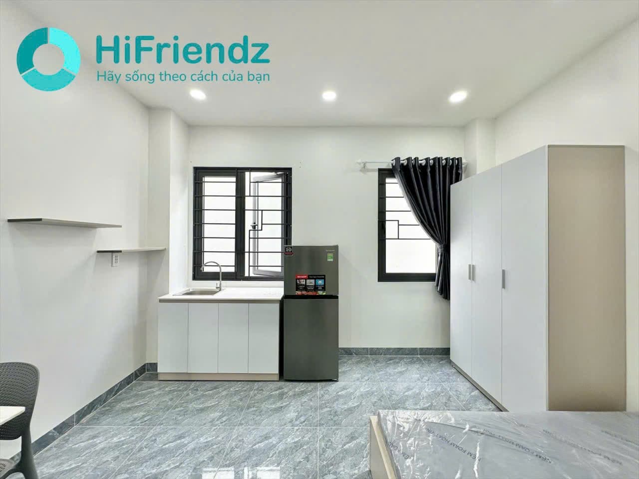 CĂN HỘ DỊCH VỤ FULL NỘI THẤT PHÒNG STUDIO CỬA SỔ TRỜI