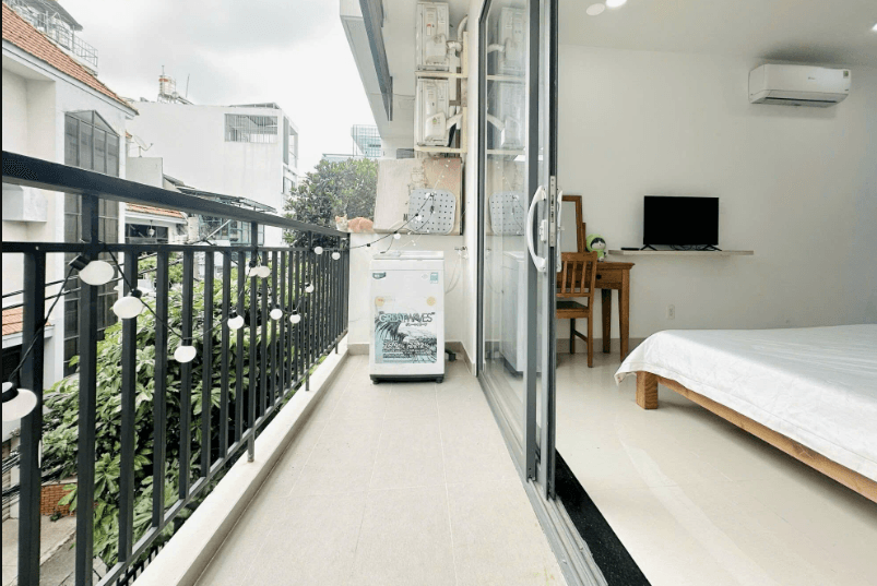 CĂN HỘ DỊCH VỤ PHÒNG STUDIO FULL NỘI THẤT BAN CÔNG