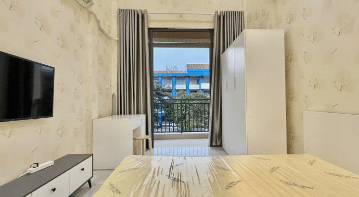 CĂN HỘ DỊCH VỤ FULL NỘI THẤT BAN CÔNG PHÒNG STUDIO