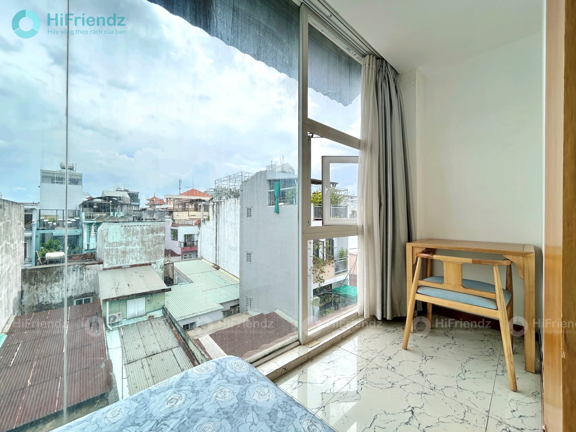 CĂN HỘ DỊCH VỤ FULL NỘI THẤT CỬA SỔ TRỜI VIEW KÍNH PHÒNG STUDIO